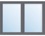 Hornbach Kunststofffenster 2.Flg.mit Stulppfosten ARON Basic weiß/anthrazit 1000x500 mm