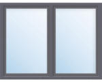 Hornbach Kunststofffenster 2.Flg.mit Stulppfosten ARON Basic weiß/anthrazit 1600x1600 mm