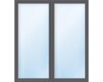 Hornbach Balkontür 2.Flg.mit Stulppfosten ESG ARON Basic weiß/anthrazit 1250x2000 mm