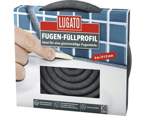 Lugato Fugenfüllprofil Ø 12 mm Rolle = 5 m