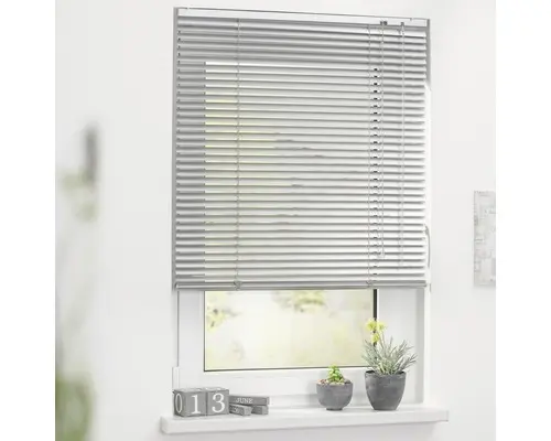 Alu-Jalousie Lichtblick silber 60x220 cm