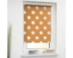 Hornbach Lichtblick Doppelrollo Kreis ohne Bohren 110x150 cm orange inkl. Klemmträger