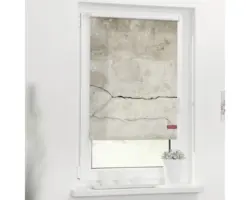 Klemmrollo Lichtblick ohne Bohren Beton 90x150 cm inkl. Klemmträger