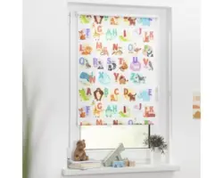 Klemmrollo Lichtblick ohne Bohren Thermo ABC-Tafel 60x150 cm inkl. Klemmträger