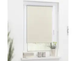 Klemmrollo Lichtblick Thermo ohne Bohren creme 100x150 cm inkl. Klemmträger