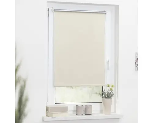 Klemmrollo Lichtblick Thermo ohne Bohren creme 100x150 cm inkl. Klemmträger