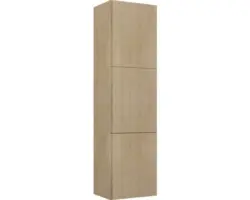Hochschrank Baden Haus Eden mit 3 Türen 170x45x38 cm eiche