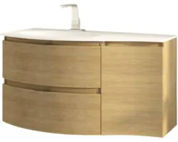 Unterschrank Baden Haus Vague rechts 55x34x41 cm eiche