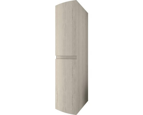 Hochschrank Baden Haus Vague 130x30x38 cm eiche grau