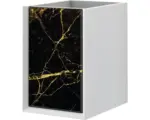Hornbach Unterschrank Baden Haus Bellagio 1 Türe 48x35x46 cm schwarz gold/weiß