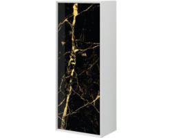 Hängeschrank Baden Haus Bellagio 100x40x25 cm schwarz weiß gold