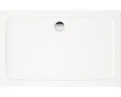 Flache Rechteck-Duschwanne 90x120x4 cm weiß
