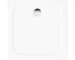 Flache Duschwanne 90x90x4 cm weiß