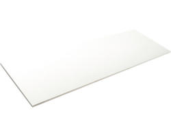 Steinzeug Wandfliese White 30,0x90,0 cm weiß matt rektifiziert