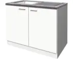 Hornbach Spülenunterschrank Lucca 100x60 cm weiß