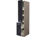 Hornbach Apothekerschrank Flex Well Santo anthrazit/San Remo Eiche hell 30x200x57 cm