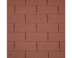 Rechteckschindeln rot Pack = 3m²