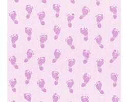 Vliestapete 35863-3 Kinder Füßchen rosa