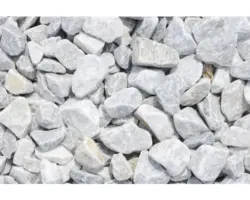 Marmorbruch 25-50 mm 25 kg Wolken-Weiß