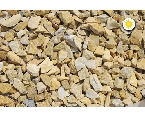 Marmorsplitt 16-25 mm 25 kg gold-ocker