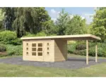 Hornbach Gartenhaus Konsta Landau 7 mit Schleppdach 3,2 m 702x273 cm natur