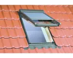 Hornbach Netzmarkise FAKRO AMZ Z-Wave graphitgrau elektrisch 55x78 cm (01)