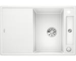 Hornbach Spüle Blanco Axia III 45 S 510x780 mm mit Esche-Compound-Brückenschneidbrett weiß