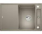 Hornbach Spüle Blanco Axia III 45 S 510x780 mm mit Esche-Compound-Brückenschneidbrett tartufo