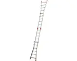 Hornbach Hailo MTL Multifunktions-Teleskopleiter Aluminium 4 x 6 Sprossen