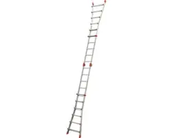 Hailo MTL Multifunktions-Teleskopleiter Aluminium 4 x 6 Sprossen