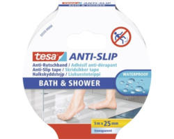 Anti-Slip Klebeband Tesa Bad & Dusche 25 mm x 5 m transparent