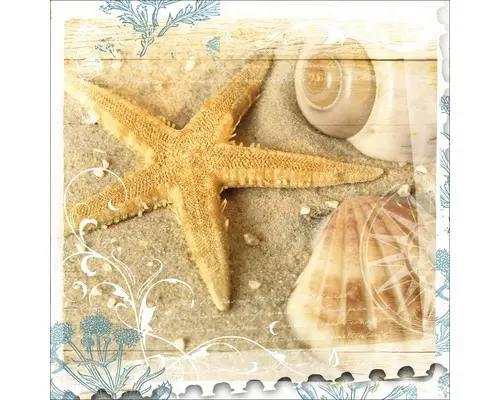 Glasbild Out Of The Sea I 20x20 cm GLA290