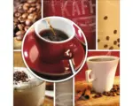 Hornbach Glasbild Red Coffee II 30x30 cm GLA301