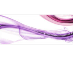 Glasbild High Pink Wave I 50x125 cm GLA381