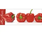 Hornbach Glasbild Red Pepper 50x125 cm GLA432