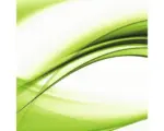 Hornbach Glasbild High Green Wave I 30x30 cm GLA463