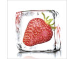 Hornbach Glasbild Strawberry Sorbet 30x30 cm GLA521