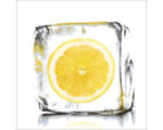 Hornbach Glasbild Lemon Sorbet 30x30 cm GLA523