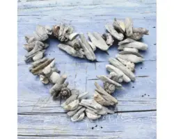 Glasbild Wooden Love I 50x50 cm GLA690