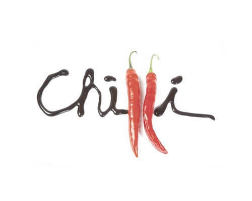 Glasbild Chilli 20x20 cm GLA702