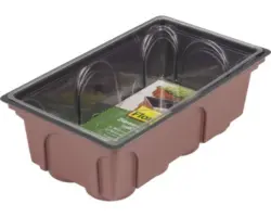 Zimmergewächshaus FloraSelf Fensterbank-Treibhaus 19x11x11 cm inkl. Vlies und Haube