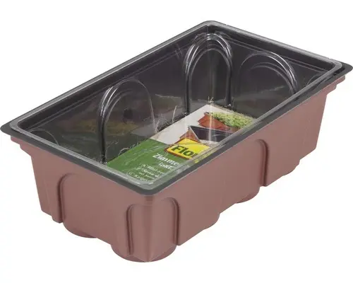 Zimmergewächshaus FloraSelf Fensterbank-Treibhaus 19x11x11 cm inkl. Vlies und Haube