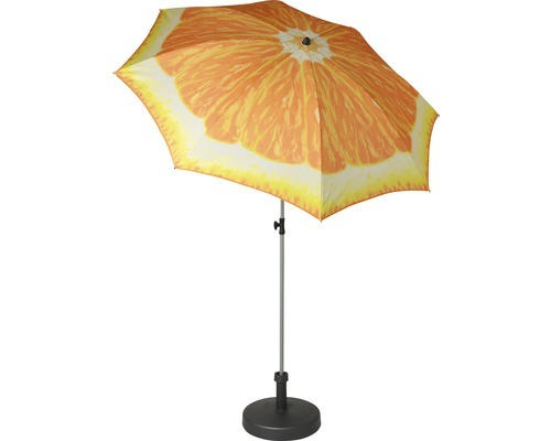 Sonnenschirm Marktschirm Doppler Ø 200 cm Polyester Orange