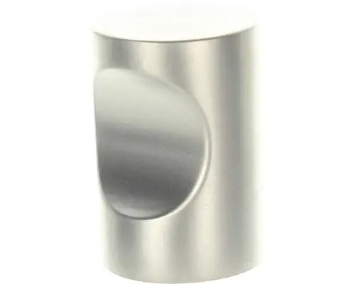 Knopf matt/vernickelt L 18 mm x B 18 mm x H 26 mm