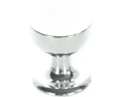 Knopf verchromt L 20 mm x B 20 mm x H 23 mm