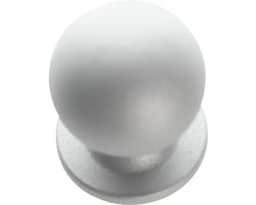 Knopf matt/chrom L 20 mm x B 20 mm x H 25 mm