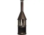 Hornbach Buschbeck Holzkohlegrill Edelstahlkamin Sydney braun
