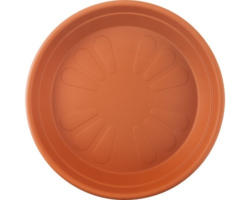 Untersetzer universal elho Green Basics Kunststoff Ø 17 H 2,6 cm terracotta