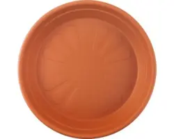 Untersetzer universal elho Green Basics Kunststoff Ø 21 H 3,1 cm terracotta
