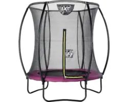 Trampolin EXIT Silhouette 183 + Netz Rosa